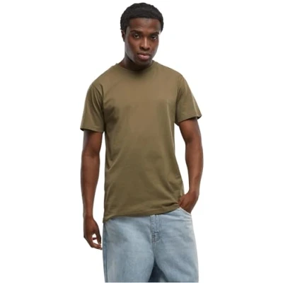 Abbildung von Build Your Brand Men&#039;s BY004 T Shirt Round Neck Shirt, naturalolive, S