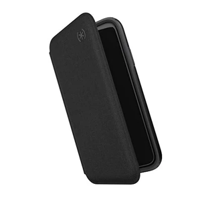 Abbildung von Speck iPhone 11 Pro Schutzhülle mit Klappe Folio Case Handyhülle Schützende Hülle Tasche Dünne Schale Hardcase Beständig für Apple Presidio Schwarz/Grau