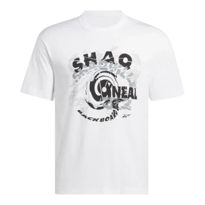 Abbildung von Reebok SHAQ Spiral TEE Tshirt print, Herren, Größe: Large, White
