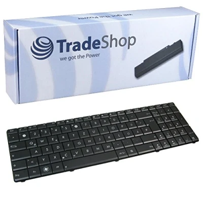 Abbildung von Trade Shop Laptop Tastatur/Notebook Keyboard Ersatz Austausch Deutsch QWERTZ ersetzt Asus PK130J21A11, A53SV XE2, XN1, MP 10A76D0 6983 (Deutsches Tastaturlayout)