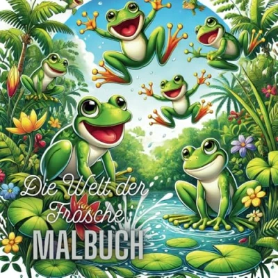 Abbildung von Die Welt der Frösche: Alltagsflucht Malbuch zum Entspannen und Relaxen: für Erwachsene Tier Relaxen Achtsamkeit