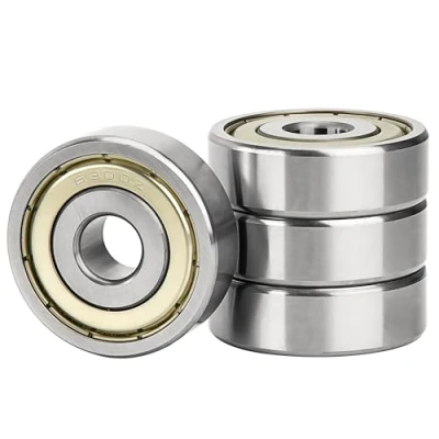 Abbildung von 4 Stück 6300ZZ Kugellager 10x35x11mm Chromstahl und Vorgeschmiert Rillenkugellager, 6300Z Doppelte Metalldichtung mit Dichtungen Schilde für DIY, Skateboards, Drehbänke, Motoren