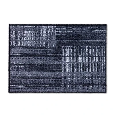 Abbildung von ASTRA Flauschige Sauberlaufmatte weich Pure &amp; Soft Textur grau 50 x 70 cm Waschbarer Küchenteppich innen Türmatte strapazierfähig Teppich läufer