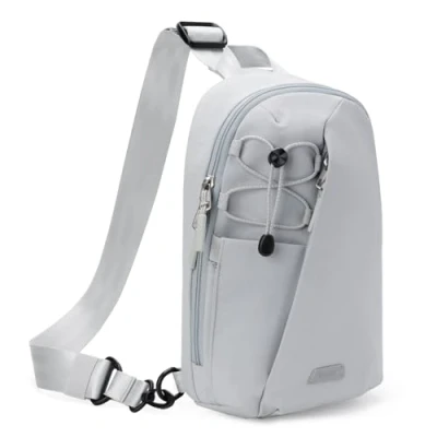 Abbildung von Inateck Sling Bag X Row, Leichte Herren Umhängetasche Spritzwassergeschützte Brusttasche Crossbody für Wandern, Reisen, Spaziergang