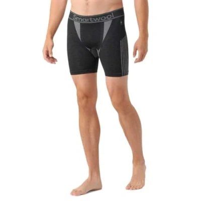 Abbildung von Smartwool Intraknit 6&quot; Boxer Panties, Herren, Größe: Medium, Black