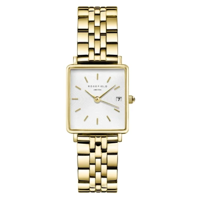 Abbildung von Rosefield BOXY XS Uhr goldcoloured, Damen, Größe: One Size, Gold coloured