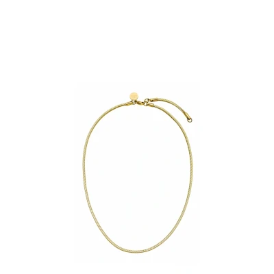 Abbildung von Purelei® Flare Kette Viereckige Snake Chain Perfekt für Layerings &amp; Charms Verstellbar 40/45 cm 18K vergoldet, rosévergoldet oder Edelstahl Moderner Statement Schmuck (Gold)