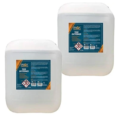 Abbildung von INOX® Auto Teerentferner 2 x 10L Teerreiniger für Innenraum und Außen Klebstoffentferner Baumharzentferner Industriereiniger schonend zu Autolack Chrom