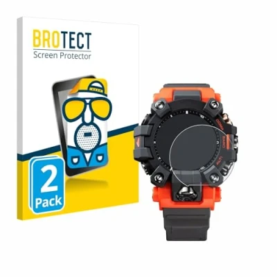 Abbildung von BROTECT Entspiegelungs Schutzfolie für Casio G Shock GW 9500 (2 Stück) Matte Displayschutz Folie, Anti Reflex, Fingerprint