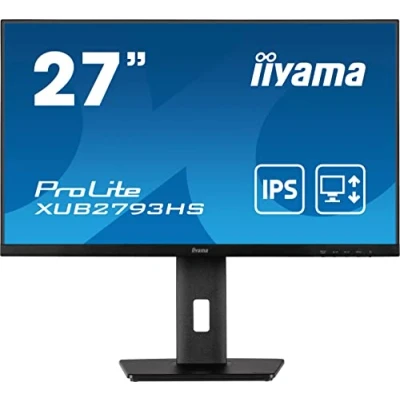 Abbildung von iiyama Prolite XUB2793HS B5 68,5cm 27&quot; IPS LED Monitor Full HD HDMI DisplayPort Slim Line Höhenverstellung Pivot schwarz