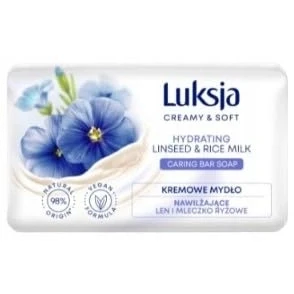 Abbildung von Seifenstück LUKSJA mit Leinsamen und Reismilch 1 Stk.