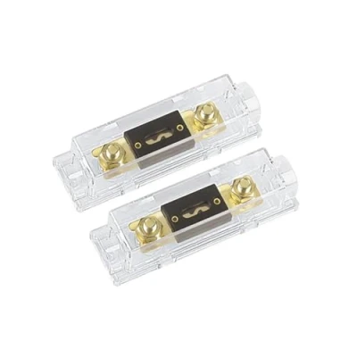 Abbildung von KOLACEN ANL vergoldete Sicherung 300 Amp + Sicherungshalter (2 Stück)