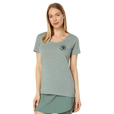 Abbildung von Fjällräven 1960 Logo T Shirt W 83513 614 999 Patina Green Melange XS