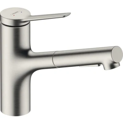 Abbildung von hansgrohe Küchenarmatur &quot;Zesis M33&quot;, 150 Ausziehbrause 2 Strahlarten