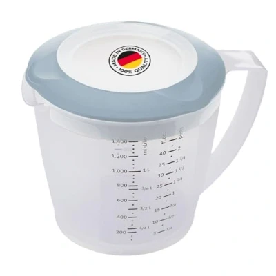 Abbildung von WESTMARK Rührschüssel Rührbecher mit Deckel, »Helena«, 1,4 l, blau, PP
