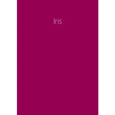 Abbildung von Iris Notizbuch / Tagebuch Namensbuch: A4 blanko Himbeere