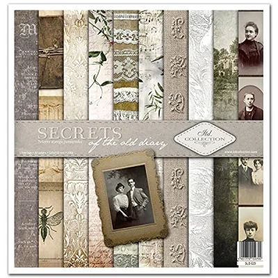 Abbildung von ITD Collection Scrapbooking Paket 12x12 inches, Papier, Dekorpapier, Decoupage, Kartenherstellung, Papiergröße 310 x 320 mm (SLS025), Mittel