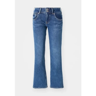 Abbildung von Pepe Jeans Damen Straight Lw Jeans, Blau (Denim Ee3), 34 W/34 L