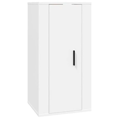 Abbildung von vidaXL TV Wandschrank Hängeschrank Schrank Möbel HiFi Hängend Wohnzimmer Nachtschrank Nachttisch Schlafzimmer Weiß 40x34,5x80cm
