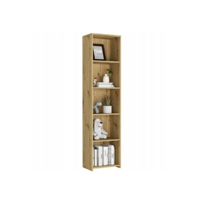 Abbildung von Home Collective Bücherregal mit 4 Ablagen Stabil &amp; Pflegeleicht, 40x30x180 cm, Artisan
