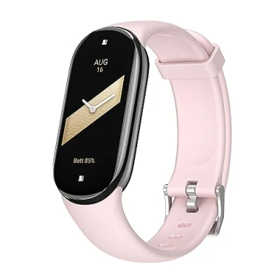 Abbildung von INF Armband Kompatibel mit Xiaomi Mi Band 8, Uhrenarmband aus TPU, Ersatzarmband, Weiches Ersatz Uhrenarmbänder, Rosa