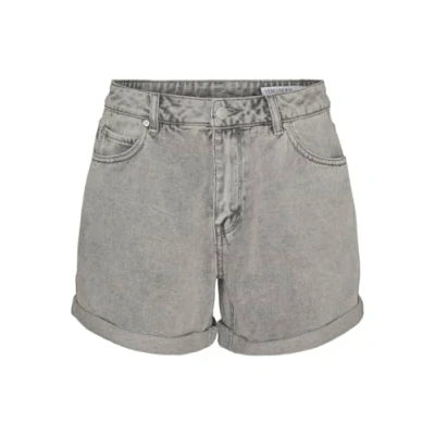 Abbildung von VERO MODA Damen VMZURI HR Loose Mix NOOS Shorts, Medium Grey Denim, M