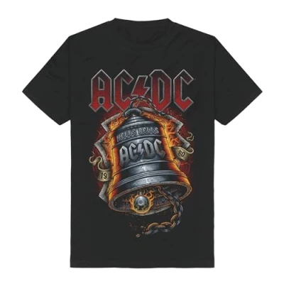 Abbildung von AC/DC Hells Bells Flames T Shirt XXL