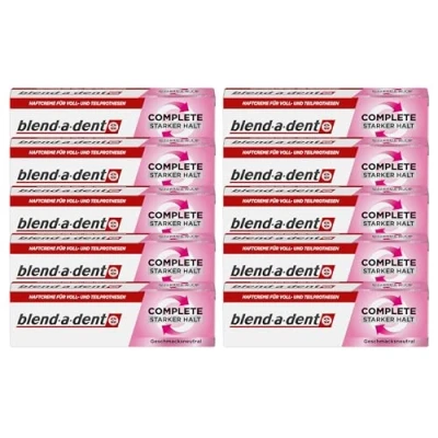 Abbildung von 10x Blend a dent Complete Haftcreme Neutral für Voll und Teilprothesen, 47g