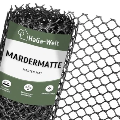 Abbildung von HaGa Mardermatte 2m Breite Umweltfreundlicher Marderschreck Auto Robuster Marderschutz für Marderabwehr befahrbar (Meterware)