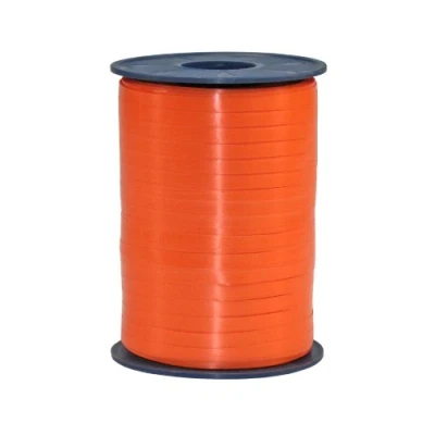 Abbildung von C.E. Pattberg Geschenkband orange, 500 Meter Ringelband 5 mm zum Basteln, Dekorieren &amp; Verpacken von Geschenken zu jedem Anlass