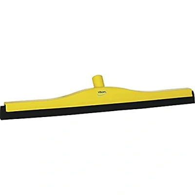Abbildung von Vikan 77546 Floor Squeegee with Replacement Cassette, Yellow, 600mm Length, 85mm Width, 115mm Height