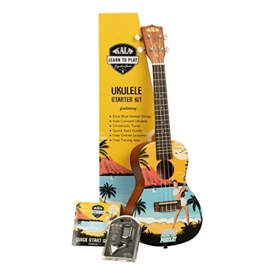 Abbildung von Kala Learn To Play Anfängerset mit Ukulele Blue Hawaii (KALA LTP C EBH)
