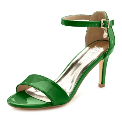 Abbildung von Lascana Riemensandalette, Damen, Größe: 37, Grün Schuhe