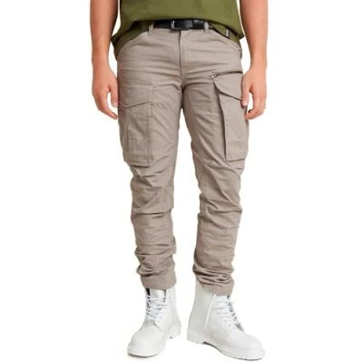 Abbildung von G Star Herren Rovic Zip 3D Regular Tapered Hose, Grau (rock ridge D02190 D387 G294), 35W / 32L