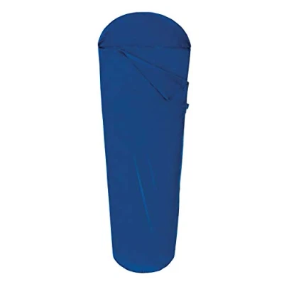 Abbildung von Ferrino Pro Liner Schlafsack Inlet, Bettlaken für Mumienschlafsack, Blau