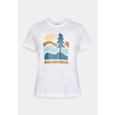 Abbildung von Columbia Damen Ruby Springs Graphic Fitted Short Sleeve T Shirt (1er Pack)