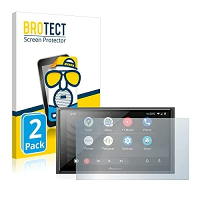 Abbildung von BROTECT Entspiegelungs Schutzfolie für Pioneer SPH EVO64DAB (2 Stück) Matte Displayschutz Folie, Anti Reflex, Fingerprint