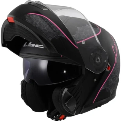 Abbildung von LS2 FF908 Strobe II Lux Matt Black/Pink XS Helm