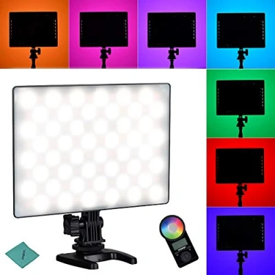 Abbildung von YONGNUO YN300 Air II LED Videoleuchte RGB 3200K 5600K Einbauleuchte 10 Lichteffekte CRI 95+ mit Fernbedienung für Hochzeitsfotografie im Freien Studio