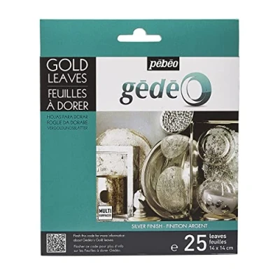 Abbildung von Gedeo 766542 Gédéo Blattgold, 25 Stück, Vergoldungsblätter, Gold, 14 x cm