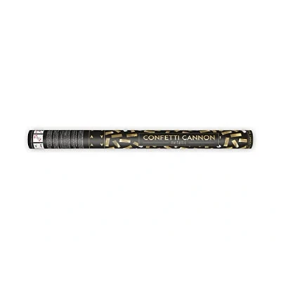 Abbildung von PartyDeco Konfettikanone Set Konfetti Bombe Für Hochzeit Geburtstag Verlobung Shooter Popper Streifen Gold 60 cm