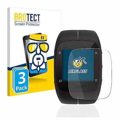 Abbildung von BROTECT Schutzglas für Polar M400 / M430 (3 Stück) Schutzfolie Panzer Folie Glas [Extrem Kratzfest 9H, Anti Fingerprint, Ultra Transparent]
