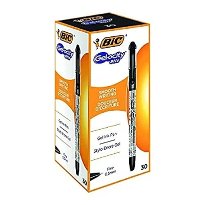 Abbildung von BIC Gel ocity Stic Stift schwarz (30Stück)
