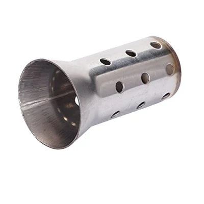Abbildung von FLYAMAPIRIT Motorrad Auspuff Schalldämpfer Edelstahl DB Killer Insert Noise Eliminator 51mm Durchmesser (86x38x51mm)