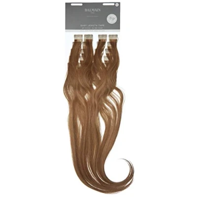 Abbildung von Balmain Tape Extensions Length Human Hair 20 Stück 55 Cm Länge Farbe Ombre Light Ash Blonde #8a.9a