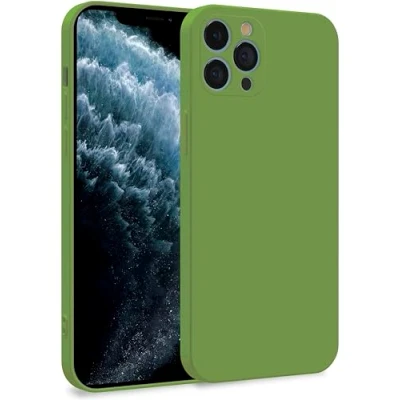 Abbildung von MyGadget Hülle für iPhone 11 Pro Zweilagige Handyhülle mit Kameraschutz Cover Innenfutter &amp; Silikon außen Grün