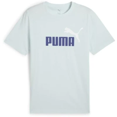Abbildung von PUMA Unisex ESS 2 Color No. 1 Logo Tee T Shirts, Peaceful Blue,