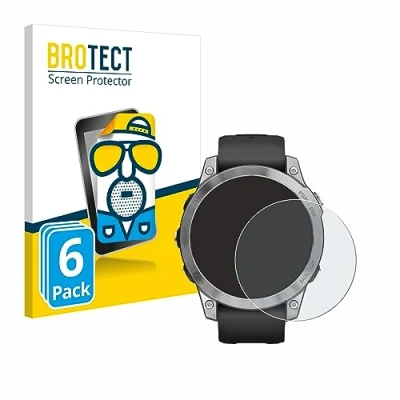 Abbildung von BROTECT Entspiegelungs Schutzfolie für Garmin Fenix 7 (47 mm) (6 Stück) Matte Displayschutz Folie, Anti Reflex, Fingerprint