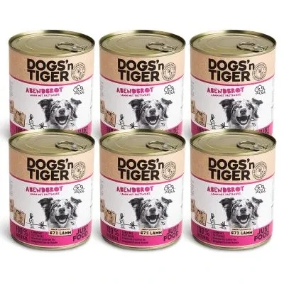 Abbildung von Adult Premium Hundefutter, Abendbrot, Nassfutter, Getreidefrei, Lamm, Pastinake &amp; Gesund Kräuterpaket, 800g