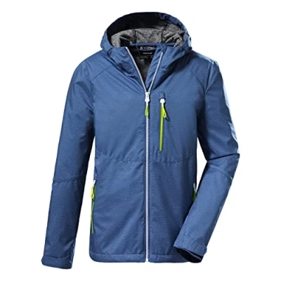 Abbildung von killtec Jungen Softshelljacke/Outdoorjacke mit Kapuze KOS 61 BYS SFTSHLL JCKT, blau, 116, 37839 000